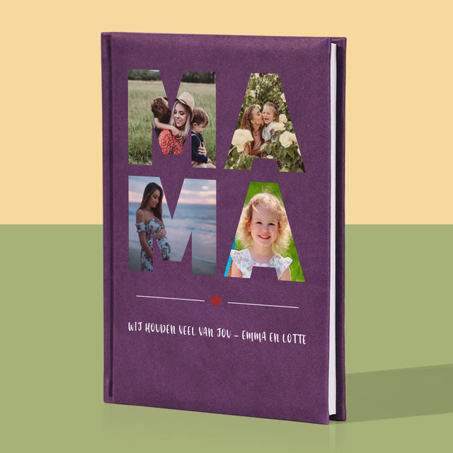 Woord Van Foto'S: Mama - Notitieboek