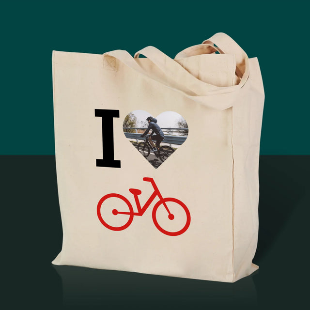 Foto: I Love Fiets - Canvas Tas