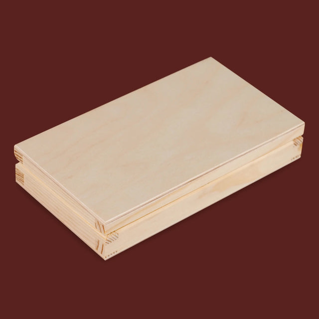 Fotocollage: Op De Trouwdag - Houten Geldkistje