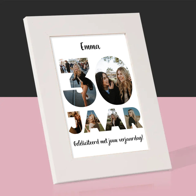 Woord Van Foto'S: 30 Jaar - Fotokader (Horziontaal)
