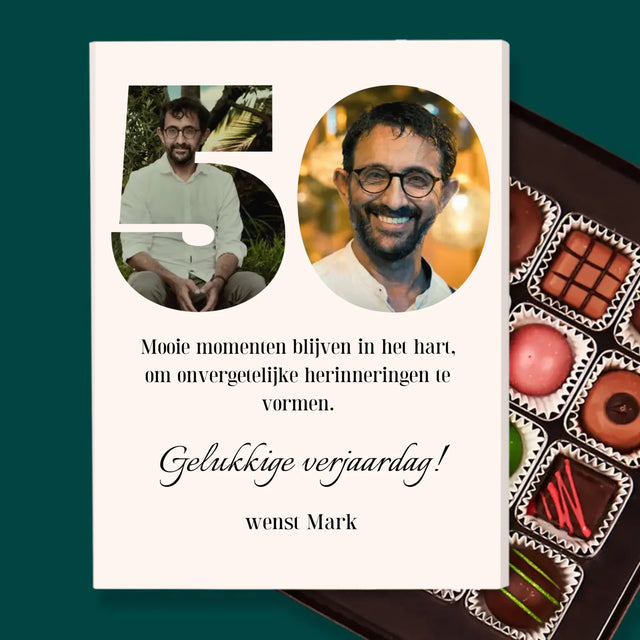 Woord Van Foto'S: 50E Verjaardag - Pralines