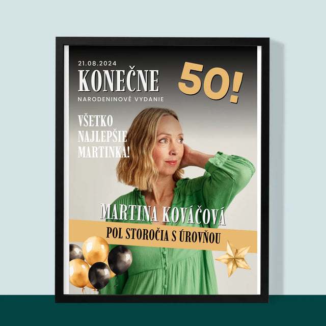 Okładka Magazynu: Nareszcie 50 - Wydruk Obramowany | SK