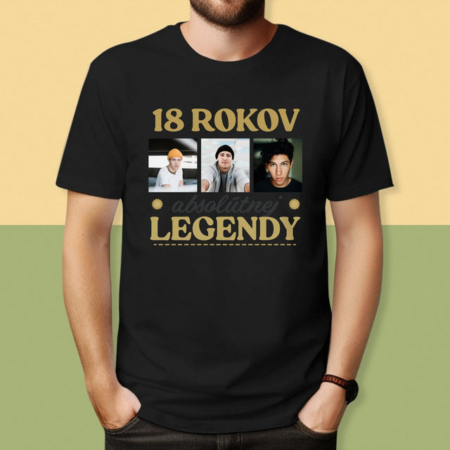 Fotokolaż: 18 Lat Bycia Legendą - Koszulka Męska | SK