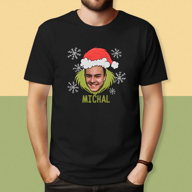 Twoja Postać: Grinch - Koszulka Męska z Nadrukiem | SK