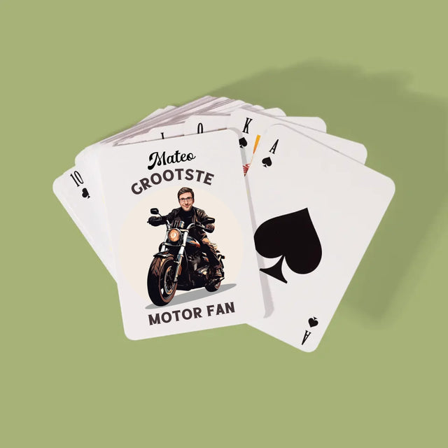 Jouw Karakter: Motor Fan - Speelkaarten