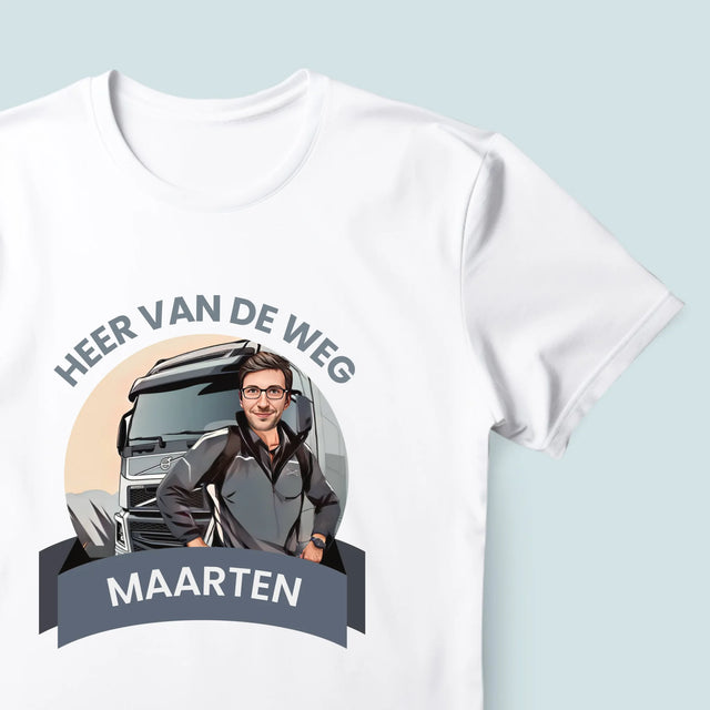 Jouw Karakter: Heer Van De Weg - T-Shirt Voor Heren