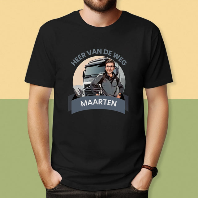 Jouw Karakter: Heer Van De Weg - T-Shirt Voor Heren