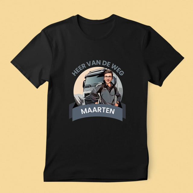 Jouw Karakter: Heer Van De Weg - T-Shirt Voor Heren