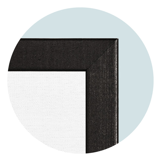 Zwarte decoratieve lijst 20x30 cm